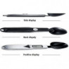 2024Kitchen Digital Food Scale Spoon, Electronic Measuring Weighing Spoon with LCD Display 500g/0.1g