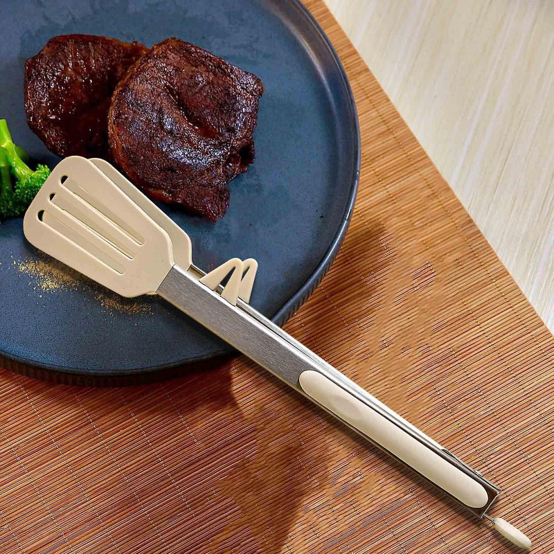 Silicone Food Clip Stainless Steel Food Clip Outdoor Barbecue Clip Steak Clip Bread Clip Scalding Barbecue Meat [...]