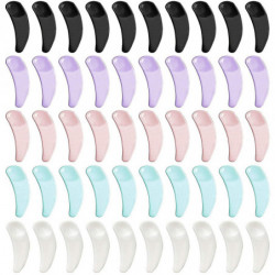 100 Pcs Mini Curved Cosmetic Scoop Makeup Mask Plastic Spoon Multicolor Disposable Curved Cosmetic Spatula Spoon 100 Pcs Mini Curved Cosmetic Scoop Makeup Mask Plastic Spoon Multicolor Disposable Curved Cosmetic Spatula Spoon
