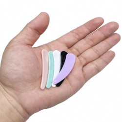 100 Pcs Mini Curved Cosmetic Scoop Makeup Mask Plastic Spoon Multicolor Disposable Curved Cosmetic Spatula Spoon 100 Pcs Mini Curved Cosmetic Scoop Makeup Mask Plastic Spoon Multicolor Disposable Curved Cosmetic Spatula Spoon