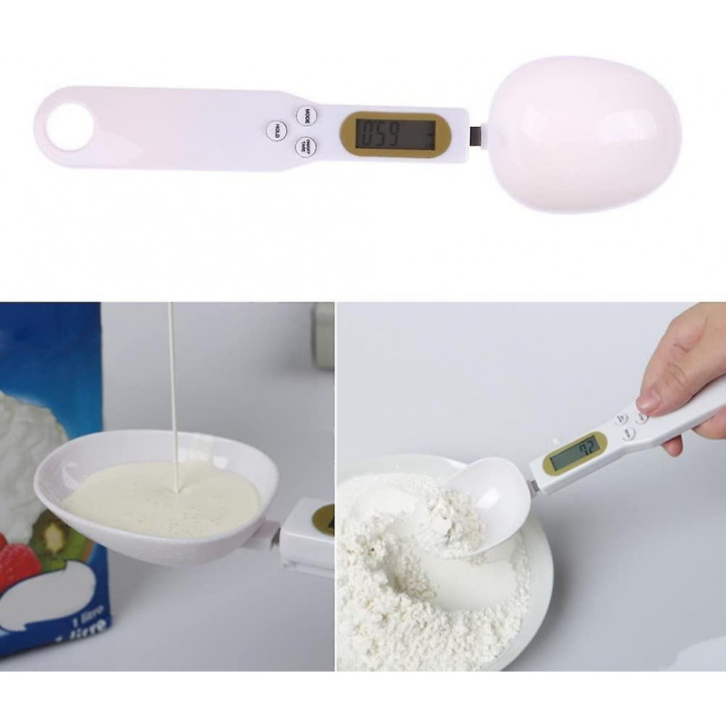 Lcd Display Digital Spoon Scale For Tea , 1g To 500g