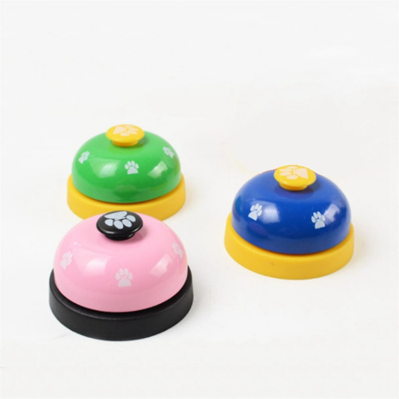 A Pet Call Bell Toy for Dog Interactive Pet Training Bell Toys Cat Kitten Puppy Food Feed Reminder Feeding