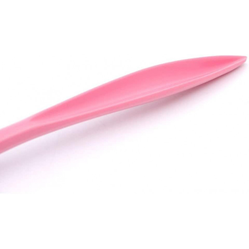 Heytea Pet Food Can Spoon,long Handle And Special Curved Design,for Dog And Cat Can, Small, Pink - -