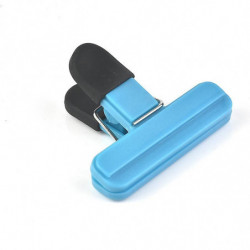 Plastic Bag Sealing Clip Multi-purpose Food Snack Office Clip, 5 Small Blue Clips Plastic Bag Sealing Clip Multi-purpose Food Snack Office Clip, 5 Small Blue Clips