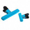 Plastic Bag Sealing Clip Multi-purpose Food Snack Office Clip, 5 Small Blue Clips