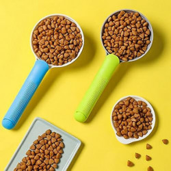 Yoitea Cat Food Scoop Portable: Pet Food Scooper Dog Measuring Scoop Serving Snacks Treats Scoop With Mini Spoon [...]
