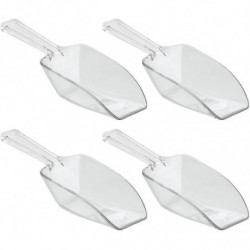Measuring Scoop Set Of 4, Large Measuring Spoons Made Of Durable Plastic, Scoops For Sweets, Pantry And Utility Room Measuring Scoop Set Of 4, Large Measuring Spoons Made Of Durable Plastic, Scoops For Sweets, Pantry And Utility Room
