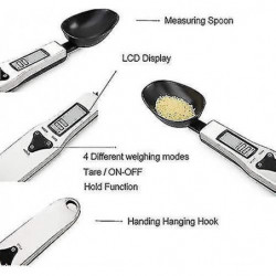Electronic Measuring Spoon, Digital Scale Spoon, Kitchen Electronic Weighing Spoon With Lcd Display Electronic Measuring Spoon, Digital Scale Spoon, Kitchen Electronic Weighing Spoon With Lcd Display