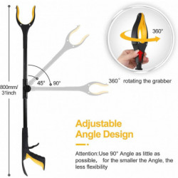 Scavenger Tools, 0 - 180 Tilted Arm, 90 Rotating Head, 80cm Folding Claw Gift Scavenger Tools, 0 - 180 Tilted Arm, 90 Rotating Head, 80cm Folding Claw Gift