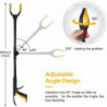 Scavenger Tools, 0 - 180 Tilted Arm, 90 Rotating Head, 80cm Folding Claw Gift