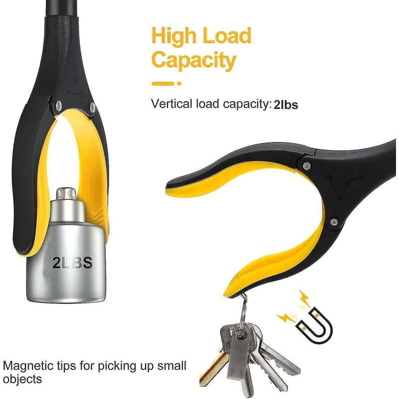 Scavenger Tools, 0 - 180 Tilted Arm, 90 Rotating Head, 80cm Folding Claw Gift