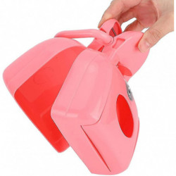 Pets Pooper Scooper,pink Dog Waste Cleaning Tool With Storage Case Humanized Gift Pets Pooper Scooper,pink Dog Waste Cleaning Tool With Storage Case Humanized Gift