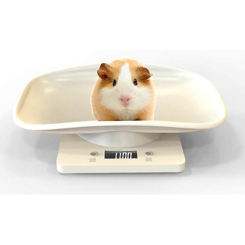 Digital Pet Scale With Lcd Display, 4 Weighting Modes (oz/ml/lb/g) For Pets And Kitchen Measuring