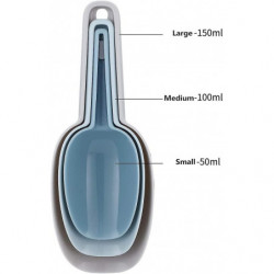 Plastic Scoop Set Pet Food Scoop Multipurpose Handy Scoop Set Of 3 Nesting Design Plastic Scoop Set Pet Food Scoop Multipurpose Handy Scoop Set Of 3 Nesting Design