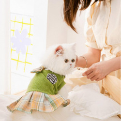 Dog Princess Dress Bowknot Pullover For Small Dogs And Cats Pets Costume Green M Dog Princess Dress Bowknot Pullover For Small Dogs And Cats Pets Costume Green M