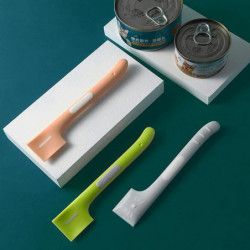 Pack of 3 Pet Food Can Spoons, Long Handle Universal Silicone Pet Food Mixing Spoon Pack of 3 Pet Food Can Spoons, Long Handle Universal Silicone Pet Food Mixing Spoon