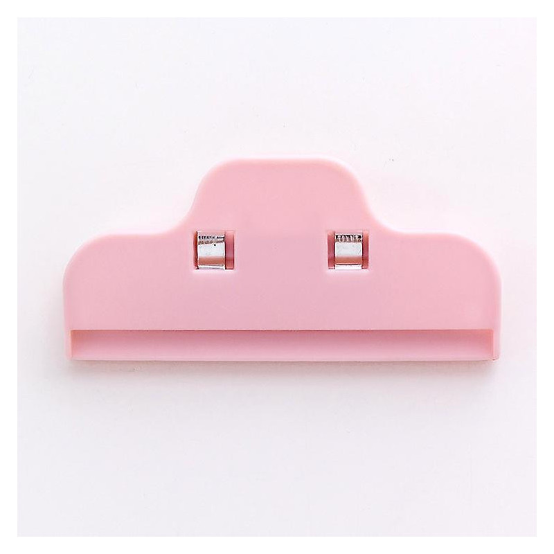 Dried Food Bag Sealed Clips Candy Waterproof Storage Package Sealing Clamp 10cm(Pink)