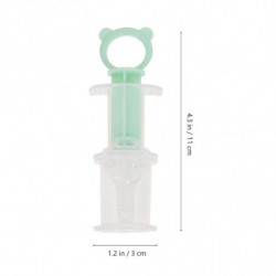 Baby Medicine Pacifier Kit Food Feeding Dispenser Liquid Pill Dropper Measuring Cups Random Color Baby Medicine Pacifier Kit Food Feeding Dispenser Liquid Pill Dropper Measuring Cups Random Color