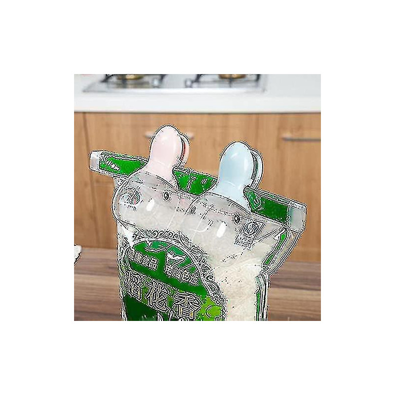 1 Piece Multifunctional Plastic Kitchen Spoon, Household Food Spoon Portable Cup Spoon Part Control Seal Clip For [...]