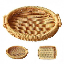 Storage Basket Easy to Clean Multi-purpose Durable Natural Weave for Food Storage Basket Easy to Clean Multi-purpose Durable Natural Weave for Food