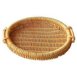 Storage Basket Easy to Clean Multi-purpose Durable Natural Weave for Food Storage Basket Easy to Clean Multi-purpose Durable Natural Weave for Food