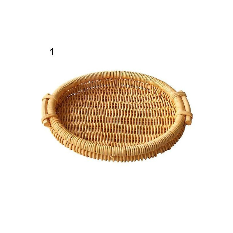 Storage Basket Easy to Clean Multi-purpose Durable Natural Weave for Food