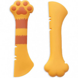 Cat Wet Food Spoon, Mini Spatula For Pet Canned Food, Bpa Free Silicone Can Spoons Cat Wet Food Spoon, Mini Spatula For Pet Canned Food, Bpa Free Silicone Can Spoons