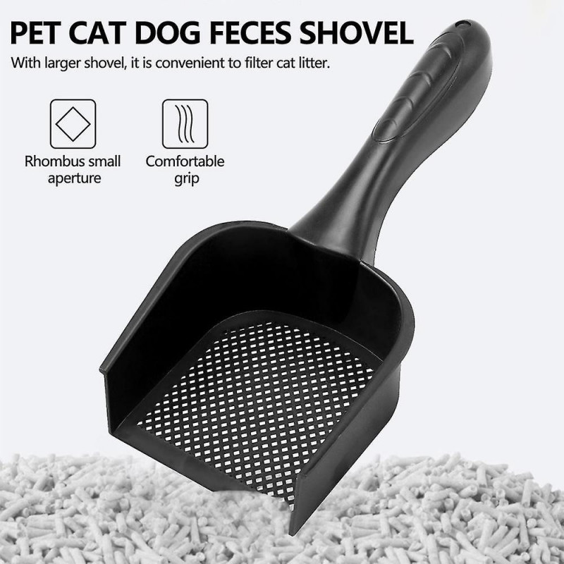 Dog Indoor Portable Durable Plastic Practical Cleaning Cat Pet Litter Scoop With Shovel