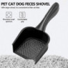 Dog Indoor Portable Durable Plastic Practical Cleaning Cat Pet Litter Scoop With Shovel