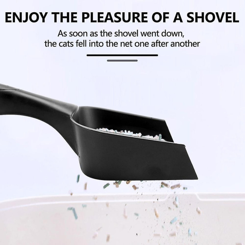 Dog Indoor Portable Durable Plastic Practical Cleaning Cat Pet Litter Scoop With Shovel