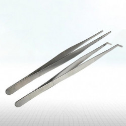 2pcs Reptile Animaux de compagnie Alimentation Pinces à épiler en acier inoxydable Terrarium Litière Outil [...]