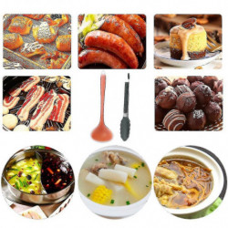 Non-stick Pot Household Spoon Stainless Steel Silicone Food Clip All-in-one Silicone Kitchen Utensils