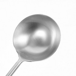 Long Handle Soup Ladle Stainless Steel Water Spoon Canteen Food Scoop Kitchen Water Scoop