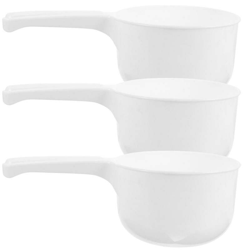 3Pcs Household Water Dippers Multi-function Water Scoops Convenient Bathing Ladles