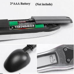 300g/0.1g Portable Lcd Digital Kitchen Scale Measuring Spoon Gram Electronic Spoon Weight Volumn Food Scale