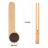 6 Pcs Wooden Coffee Scoop And Bag Clip,tablespoon Measuring Scoop,coffee Bags Sealer,for Ground Bea