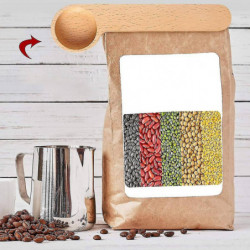 6 Pcs Wooden Coffee Scoop And Bag Clip,tablespoon Measuring Scoop,coffee Bags Sealer,for Ground Bea