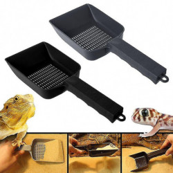 Indoor Sand Scoop Portable Durable Material Cleaning Litter Scoop Pet Supplies S27 21 Dropshipping (noir)
