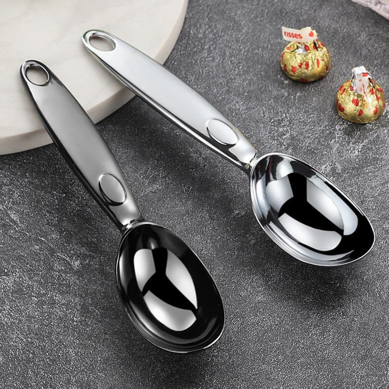 Dessert Scoop Eco-friendly Corrosion Resistant Stainless Steel Yogurt Jelly Cake Dessert Scoop For Kitchen