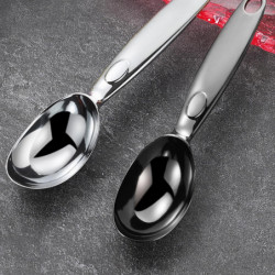 Dessert Scoop Eco-friendly Corrosion Resistant Stainless Steel Yogurt Jelly Cake Dessert Scoop For Kitchen