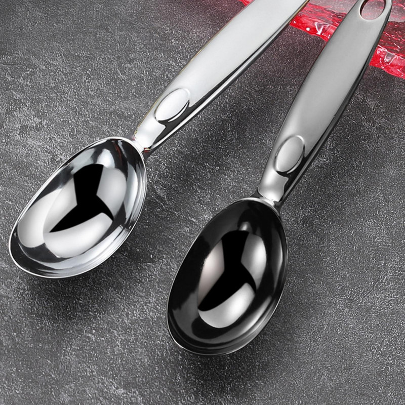 Dessert Scoop Eco-friendly Corrosion Resistant Stainless Steel Yogurt Jelly Cake Dessert Scoop For Kitchen