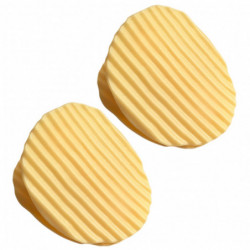 2Pcs Sealing Clip Compact Keep Freshing Plastic Creative Potato Chip Shape Plastic Bag Clip Home Supplies Jikaixiang