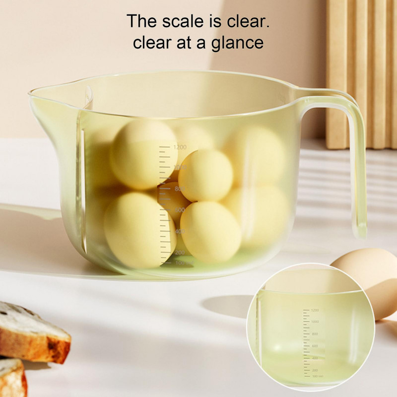 JiKaiX Multifunction Measuring Cup with Removable Filter Scale Large Capacity Egg Liquid Filtering Mixing Rice [...]