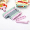 12pcs Solid Color Food Storage Bag Sealing Clips Sealer Snack Clamp Kitchen Tool Jikaix