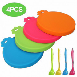 Pet Food Can Cover Silicone Cat Dog Food Can Lids