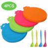 Pet Food Can Cover Silicone Cat Dog Food Can Lids