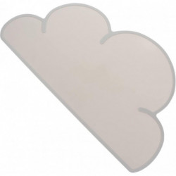 Silicone Pet Feeding Food Mat: Grey Cloud Shaped Dog Food Bowl Placemat Non Slip Puppy Feeding Pad Heat Resistant [...]