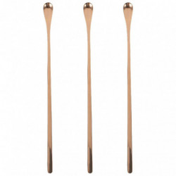 3Pcs Reptile Food Spoon Powder Fruit Mixing Stirring Food Feeding Spoon Long Handle Feeding Tool