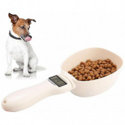 Dog Measuring Spoon, Weighing Spoon With Lcd Display Compatible Dog Cat Rabbit Birds Kibble Food