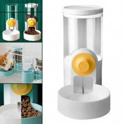 Automatic Cat Feeder For Dry Food Feeding Product For Kitten Puppy Rabbit White